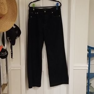 American Eagle wide leg jeans dark blue
